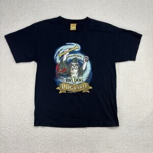 Vintage Harry Potter Big Dogs Dogwarts Parody T Shirt Youth XL 16-18 Retro Y2K